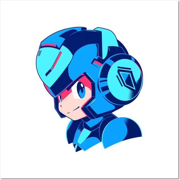 megaman Wall Art by Ninja banana